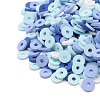 Бусины плоские из полимерной глины 6мм 20г, Astra&Craft B5 сине-голубой микс