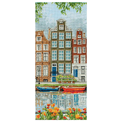 ANCHOR PCE0814 Набор для вышивания Anchor 'Улица Амстердама' 32х14 см
