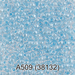 (38132) Бисер прозрачный с цв.центром 10/0, круг.отв., 50г, Preciosa