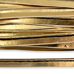 ГСФ1243 Кант кож/зам 10мм*36,5м (40ярд), золото