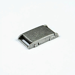 62162 Пряжка-застежка магнитная 10мм металл, темное серебо ГР