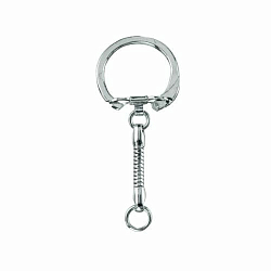 61835014 Кольца для ключей с цепочкой, 25мм, 3шт Glorex