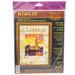 РТ-0019 Набор для вышивания Риолис 'Города мира. Лондон', 30*40 см