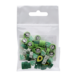 Бусины из полимерной глины 'Зеленый микс', 50шт/упак, Astra&Craft