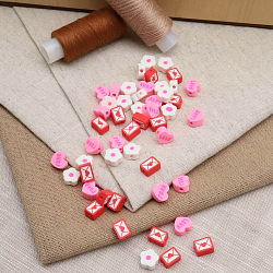 Бусины из полимерной глины 'Любовное послание', 50шт/упак, Astra&Craft