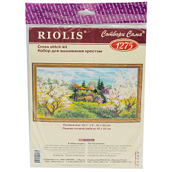 1275 Набор для вышивания Риолис 'Яблоневый сад', 42*23 см