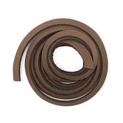 Шнур из натуральной кожи 5мм*1м, дизайн №302, 100% кожа (42 темно-коричневый)