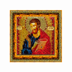 132ПМИ Набор для вышивания бисером 'Вышивальная мозаика' Икона 'Св.Апостол и Евангелист Лука', 6,5*6,5 см