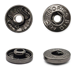 Кнопки установочные тип контакта "пружина" BIG 1312 Часть кнопки 5 (S-образная) 11,5мм (B) металл, черный никель BIG