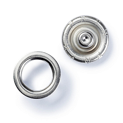 390195 Кнопки 'Джерси' (латунь), серебристый, 18 мм, упак./6 шт., Prym