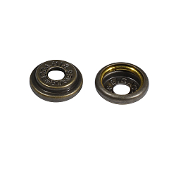 Кнопки установочные тип контакта "кольцо"  BIG 1007-14 Часть кнопки 9 (O-образная) 14мм (B) металл, латунь
