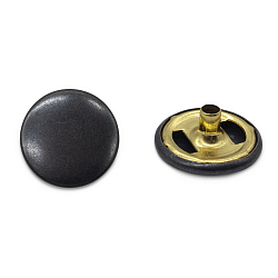 Кнопки установочные тип контакта "пружина" BIG 1670 Кнопка 5/15 (S-образная) 15мм (A) цв.металл, черненый BIG