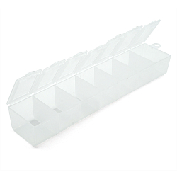 К-35 Коробка для швейных мелочей пластмас. 15,3*3,4*2,4см., прозрачная