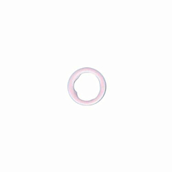 0819/09 Кнопка трикотажная (кольцо) 9мм (A, D) цв.металл, светло-розовый