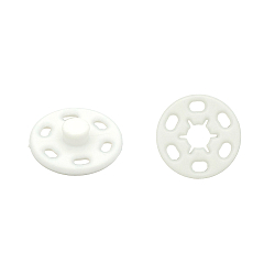 Кнопки установочные трикотажные Hobby&Pro 512200 Кнопки пластиковые,15 мм, 6 комплектов, белый Hobby&Pro