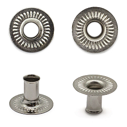 Кнопки установочные тип контакта "пружина" BIG 1204 Часть кнопки 520 (S-образная) 11мм (D) металл, никель