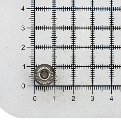 1204 Часть кнопки 520 (S-образная) 11мм (D) металл, никель BIG