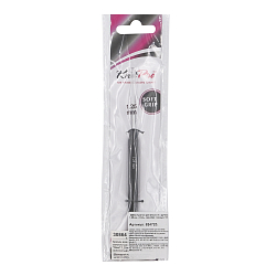 30864 Крючок для вязания с ручкой Steel 1,25мм, сталь, серебро/черный, KnitPro