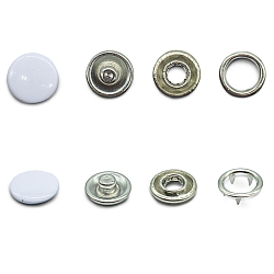 Кнопки установочные трикотажные Hobby&Pro 520211 Кнопки блузочные, белые, 11 мм, упак./6 комплектов, Hobby&Pro