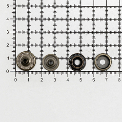 Кнопка №61 (O-образная) 15мм металл (уп.~72шт) NEW STAR