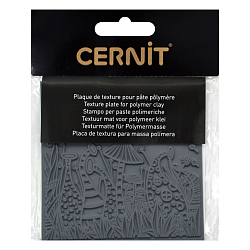 CE95020 Текстура для пластики резиновая 'Природа', 9*9 см. Cernit