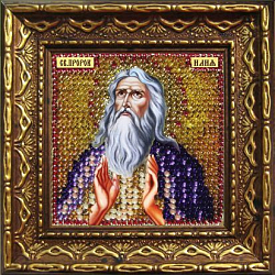2129дПИ Набор для вышивания бисером 'Вышивальная мозаика' Икона 'Св. Пророк Илия', 6,5*6,5см