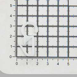 06-095 Крючок шторный h-34мм пластик для карнизных колец, белый