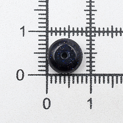 Бусины Авантюрин синий,шайба, 3,5Х8 (+/- 0,2)мм, 20шт., Astra&Craft