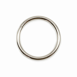 Кольца металлические разъемные, сварные 816-008 Кольцо разъемное 35*3,5мм, никель