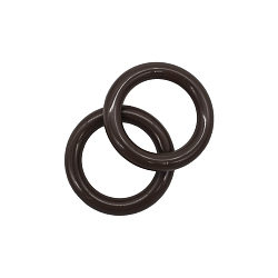 719 Кольцо для карнизов, темно-коричневый, d=55/37 мм, упак./50 шт