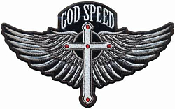 AD1415 Термоаппликация God Speed, 9,5*15,3 см, Hobby&Pro