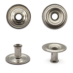 Кнопки установочные тип контакта "пружина" BIG 1304 Часть кнопки 5 (S-образная) 11мм (D) металл, никель BIG