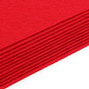 Фетр листовой жесткий, 1.0мм, 160гр, 20х30см, 12шт/упак Astra&Craft AF802/YF603 красный