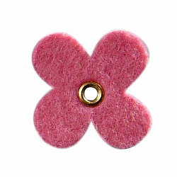 61213051 Цветок из фетра, 12шт, 35мм, цвет: розовый, Glorex