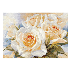 2-32 Набор для вышивания АЛИСА 'Белые розы' 40*27см