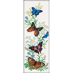 М147 Набор для вышивания RTO 'Порхающие бабочки', 16х45 см