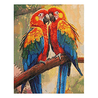 Cr440191 Алмазная мозаика 'Яркие попугаи Ара', 40х50см, Cristyle
