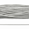 Шнур вязаный п/п 6мм*100м 6-16 серебро светло-серый