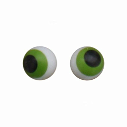 Глаза для игрушек с фиксатором, 10 мм