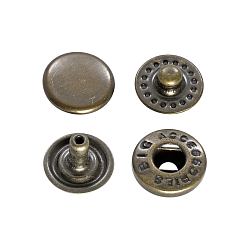 Кнопки установочные тип контакта "пружина" BIG 2/10 Кнопка галантерейная (S-образная) 10мм металл, латунь BIG