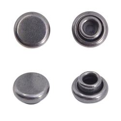 Хольнитены, гвозди для хольнитенов, винты BIG 4069 Хольнитен джинсовый d-6мм цв.металл (без гвоздя), черный никель