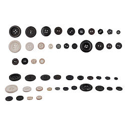 Пуговицы ассорти 'Цветовая гамма' пластик, 100г/упак Buttons Galore & More (CB113, Черно-белый)