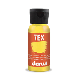 DA0100050 Краска акриловая для ткани, 50 мл, Darwi Tex (751 золотисто-желтый)
