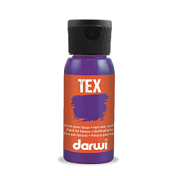 DA0100050 Краска акриловая для ткани, 50 мл, Darwi Tex (900 фиолетовый)