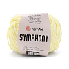 Пряжа YarnArt 'Symphony' 50гр 125м (80% хлопок, 20% вискоза) 2102 бледно-желтый