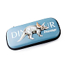 DV-12955-4 Пенал 'DINOSAUR' со светонакапливающим элементом серо-голубой