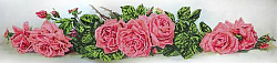 50090 Набор для вышивания бисером Astrea 'Алые розы', 70х16 см