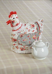ПГЧ-1103 Набор для изготовления текстильной игрушки грелка на чайник 'Курица-грелка', 21*28 см, 'Перловка'
