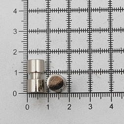 Утяжелитель металлический для плетения шнура, цв. никель, 15*8мм, 4 шт, Astra&Craft