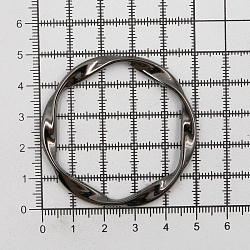 ГД15097 Кольцо мет 40мм, черный никель